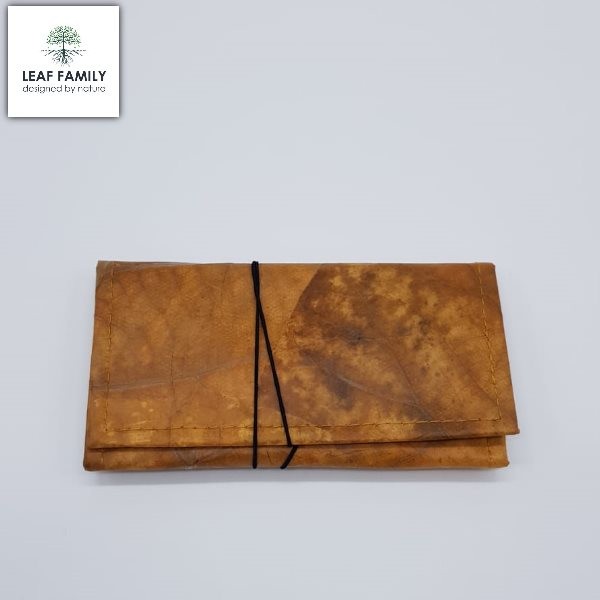 Vegane und nachhaltige Tabaktasche /-beutel aus Teakblättern